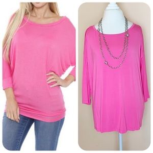 Hot Pink Tunic size XL